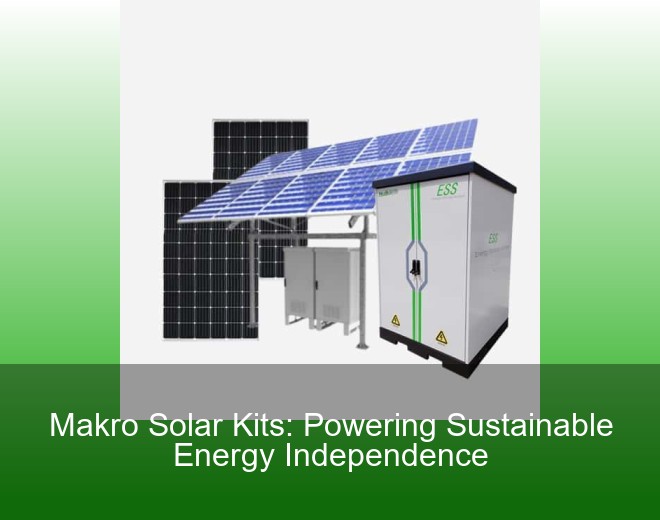 Makro Solar Kits: Powering Sustainable Energy Independence